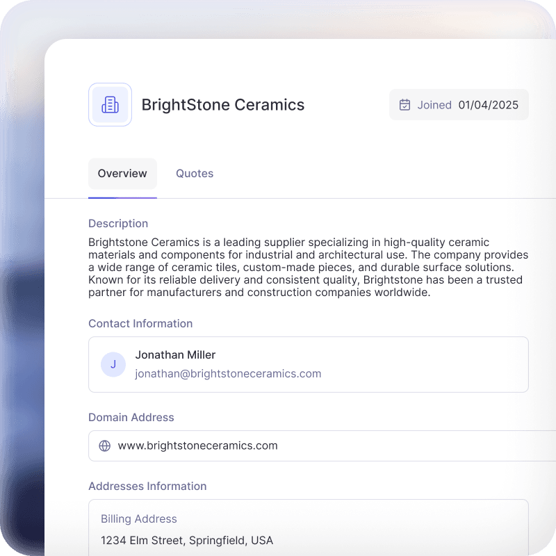 Discover & source suppliers